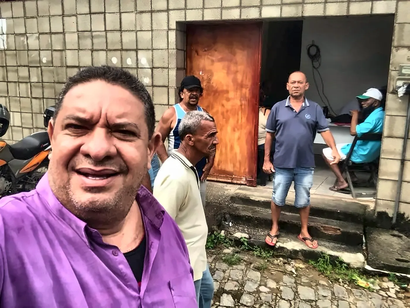 Jadson Barbosa: no meio do povo